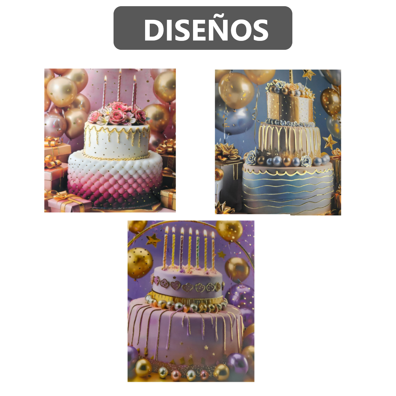 Pack BOLSAS DE REGALO CON 3 DISEÑOS