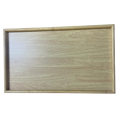 Bandeja Mesa de Cama de bambú para servir sala de estar dormitorio - 50x30cm