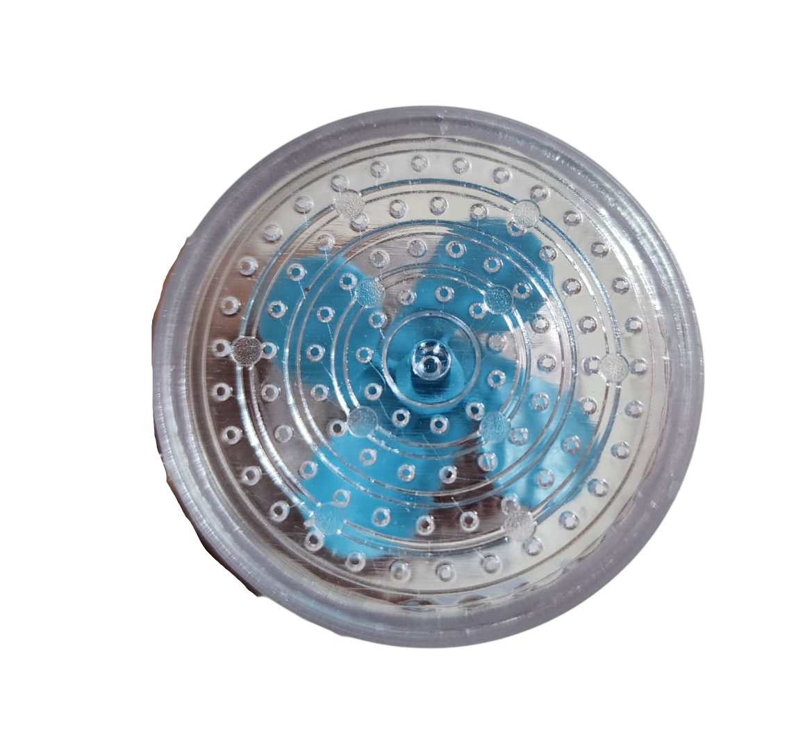 2 Adaptadores Rociador Caños Filtro de Agua Ahorrador - Azul y Verde