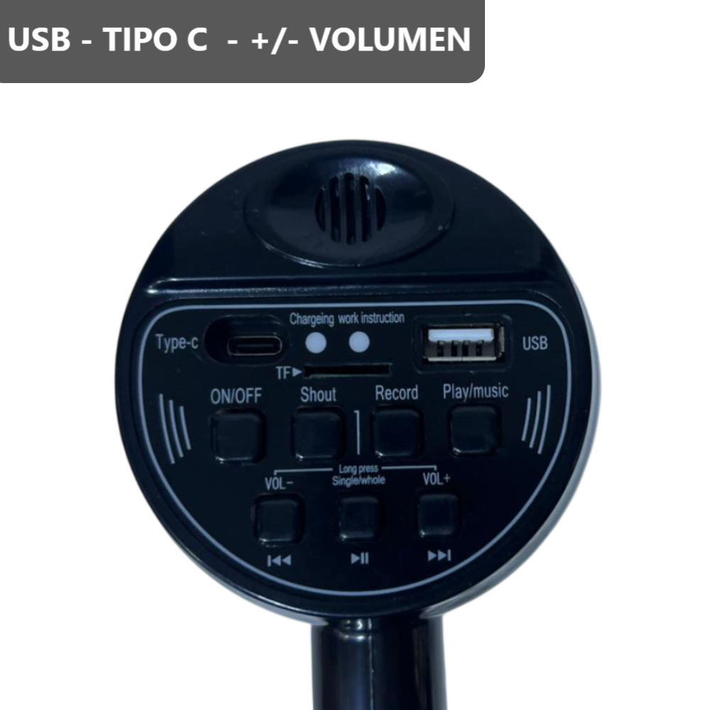 Megáfono batería portátil con grabadora 35 W