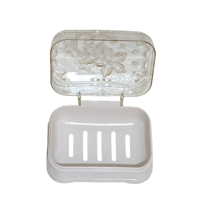 3 Jaboneras con diseño a flores