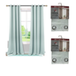 Pack x2 cortinas de 140x240cm con 8 ojales