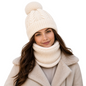 Gorro Chullo con Bufanda de lana y felpa para Invierno