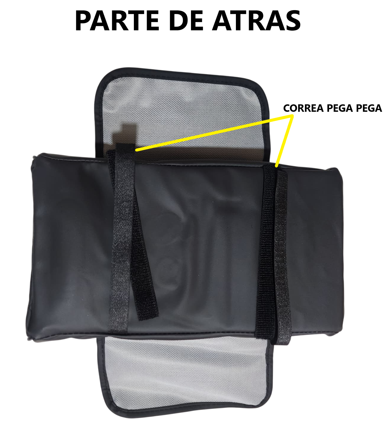 Caja de almacenamiento portavaso porta servilleta y telefono - NEGRO
