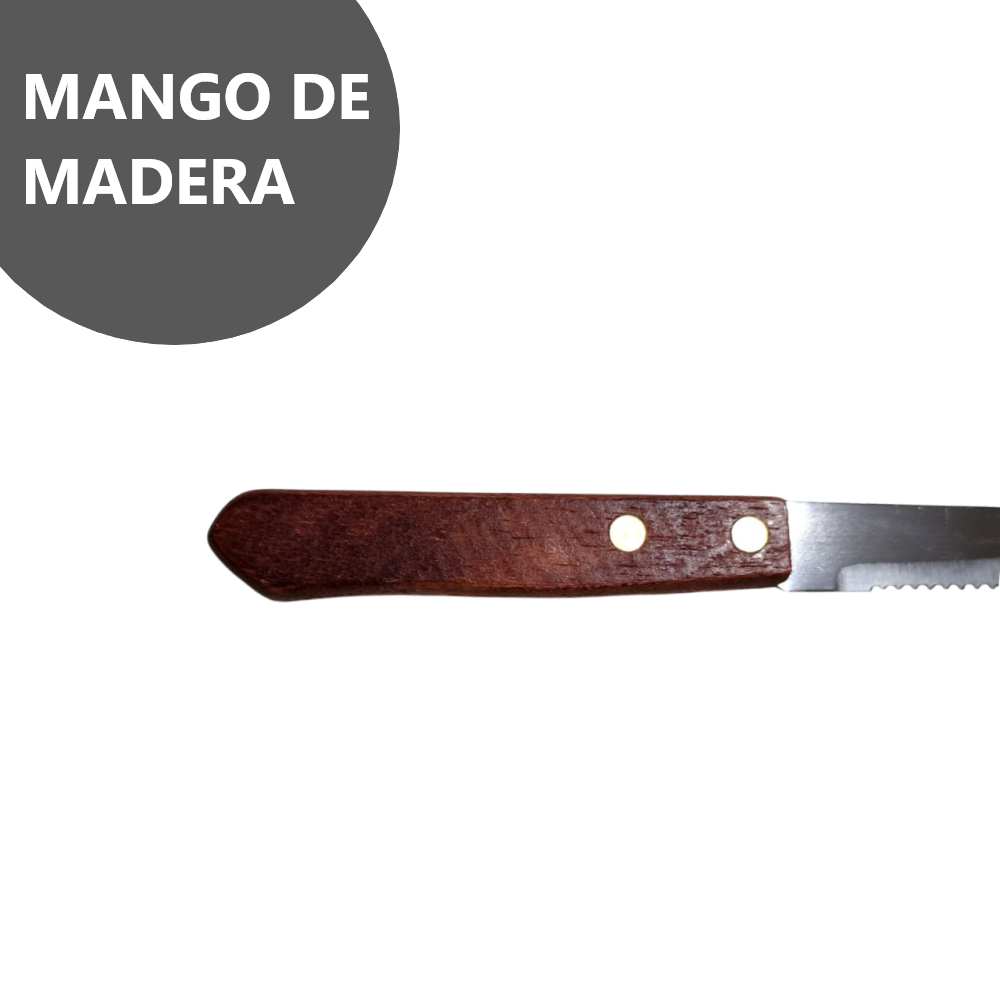 Pack 12 Cuchillos Dentados para Carne