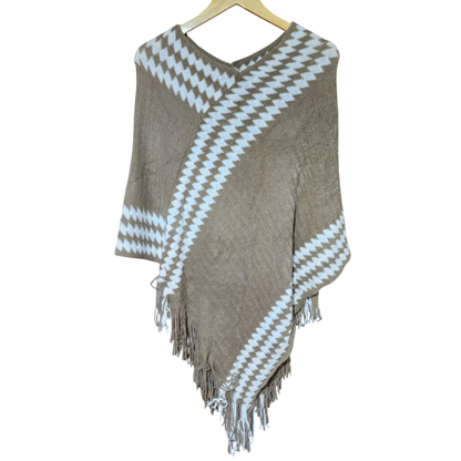 Pullover Poncho Chal Elegante de Mujer