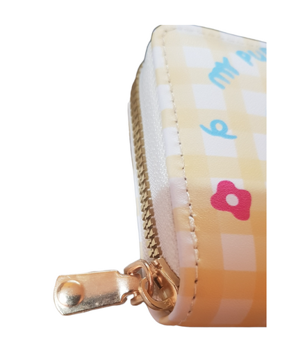 Billetera Kawaii de multi bolsillo cuero sintético