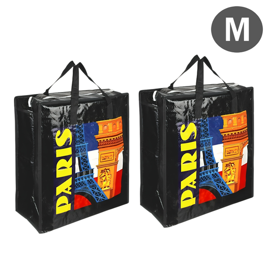 2 bolsas con cierre de 55cm x 50cm con diseño - Mediano