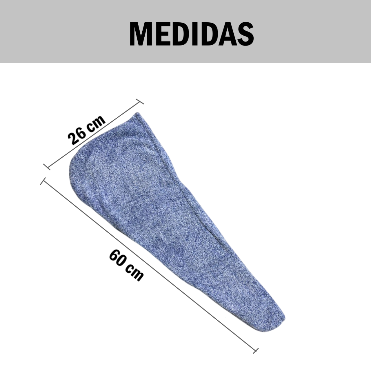 Pack x 2 Toallas microfibra absorbente para cabello