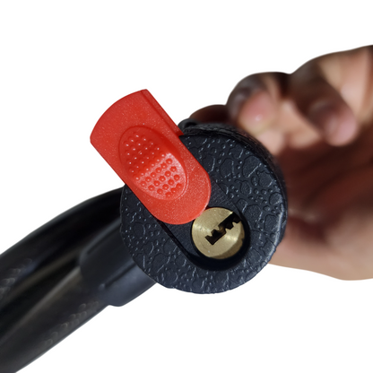 Cadena con llave 150cm grueso NEGRO