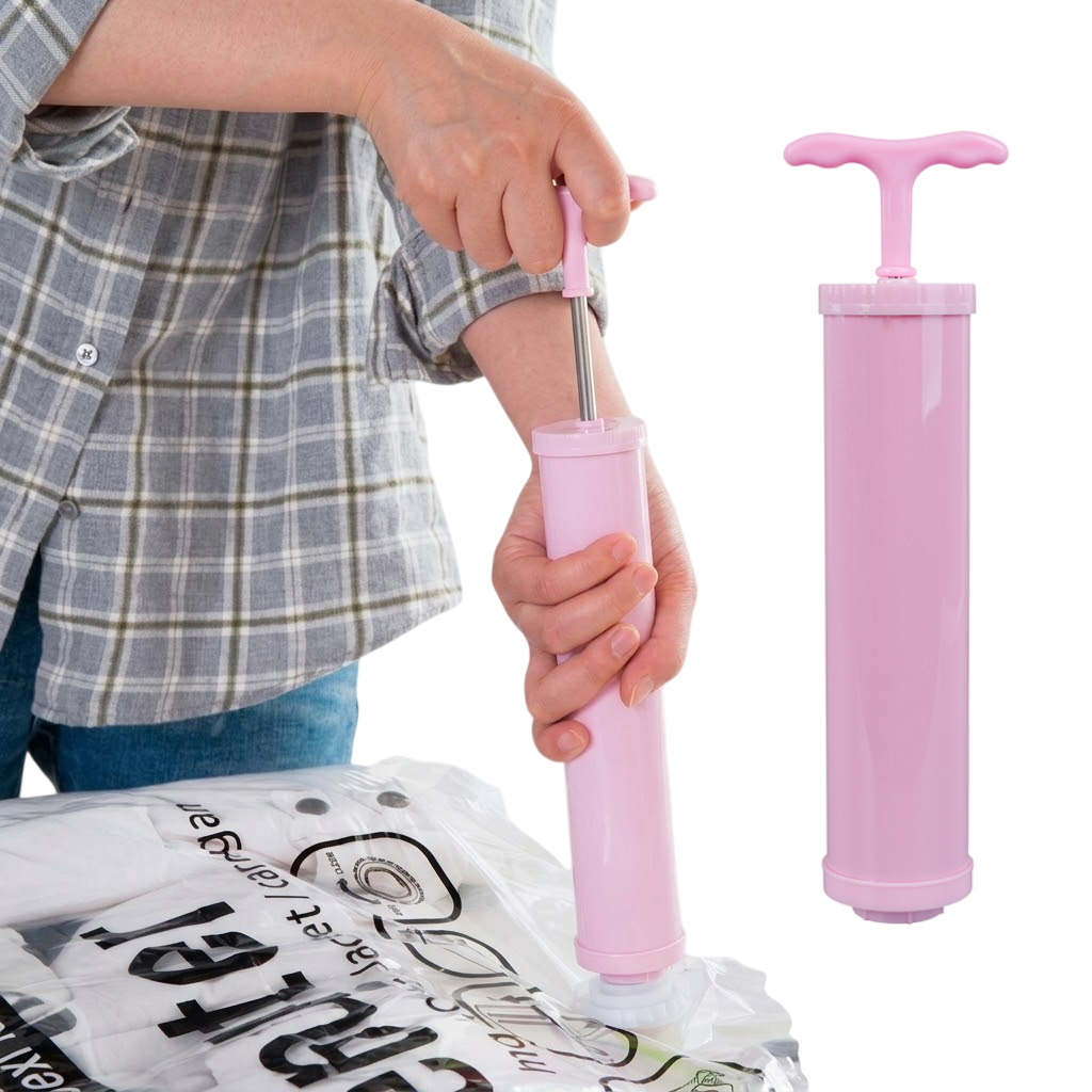 Bomba de succión manual para bolsas de vacío