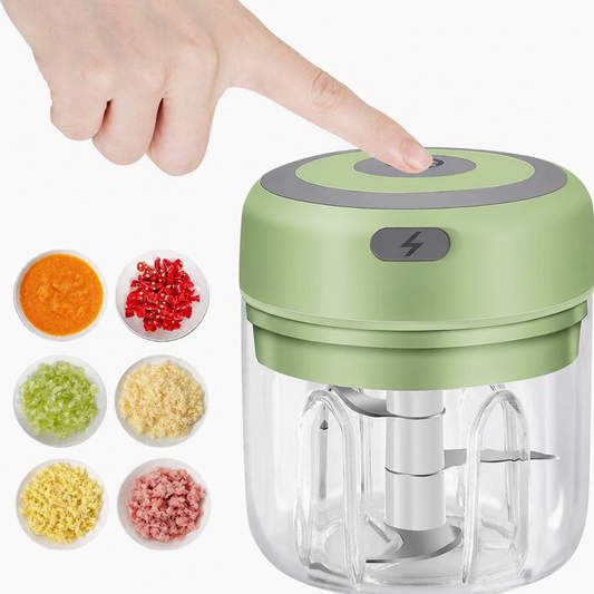 Picadora Eléctrica Mini de Alimentos de un Botón