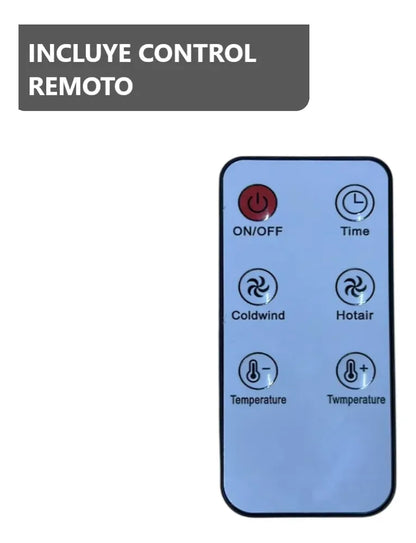 Calefactor Climatizador Eléctrico De Pared 2 En 1