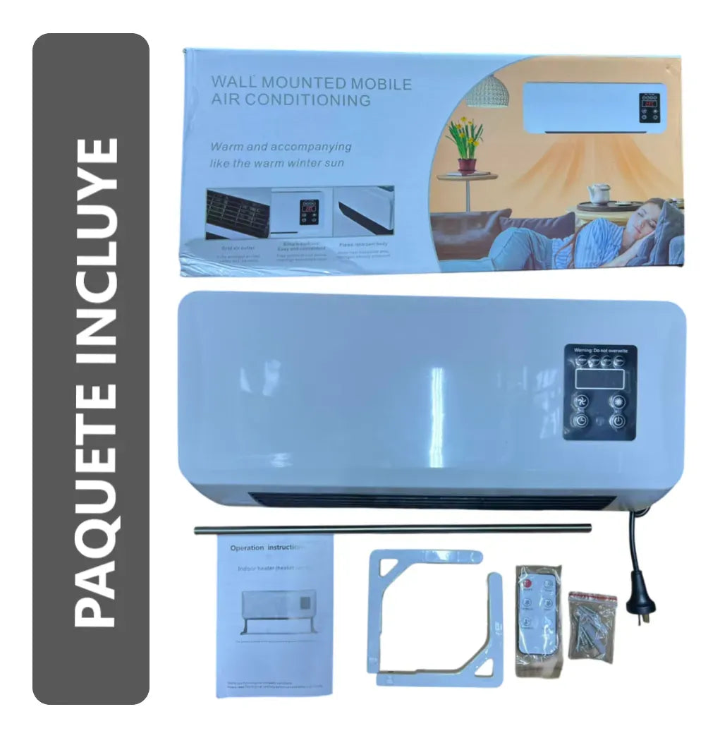 Calefactor Climatizador Eléctrico De Pared 2 En 1