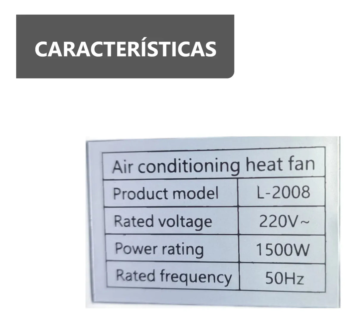 Calefactor Climatizador Eléctrico De Pared 2 En 1