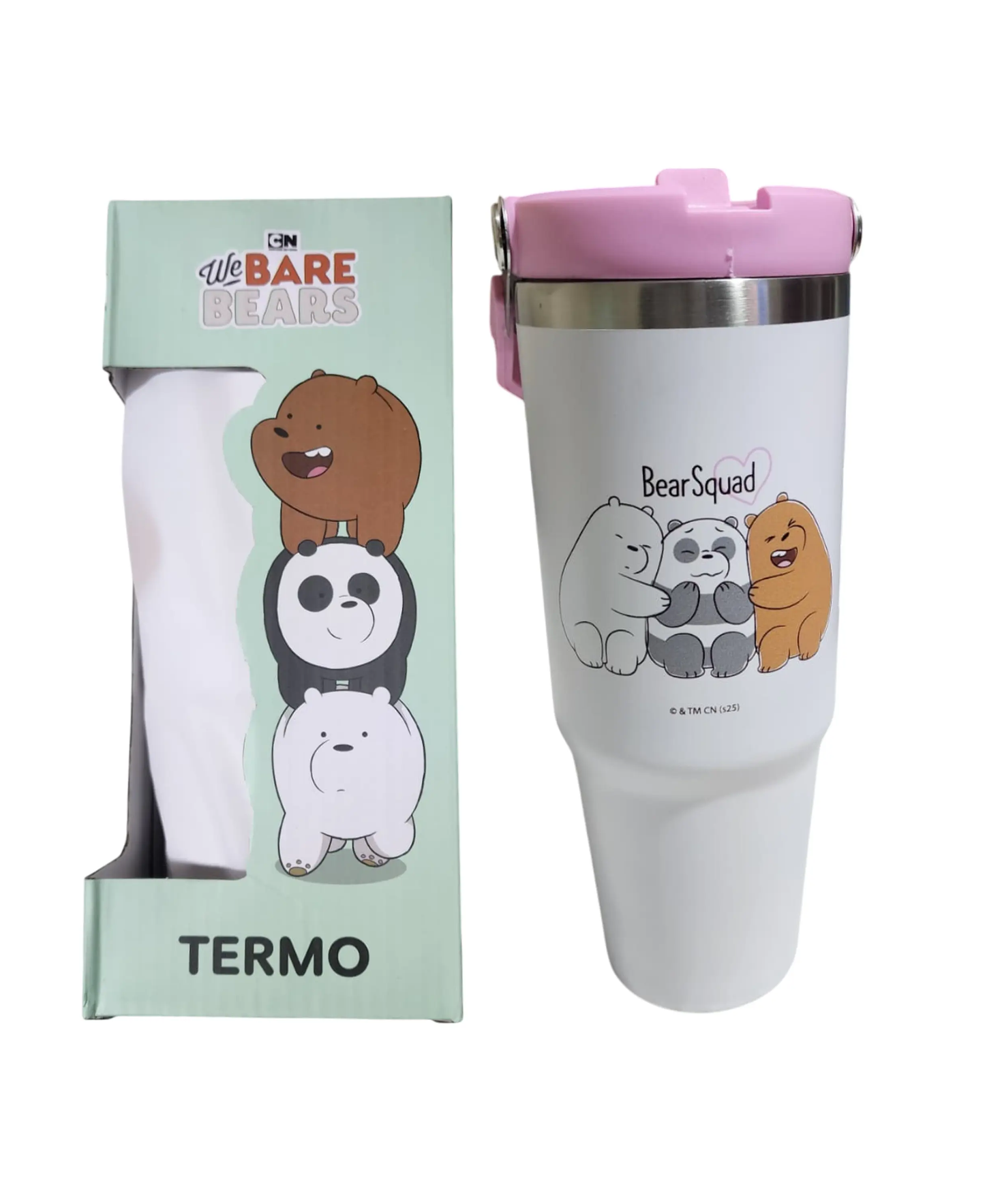 BOTELLA TERMO de 1183ML Acero Inoxidable con Sorbete