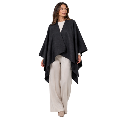 Capa Poncho Pashmina para mujer de invierno Casual / Beige / Talla única
