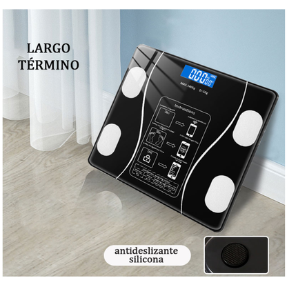 Balanza Báscula de Peso Corporal hasta 180 kg - Negro