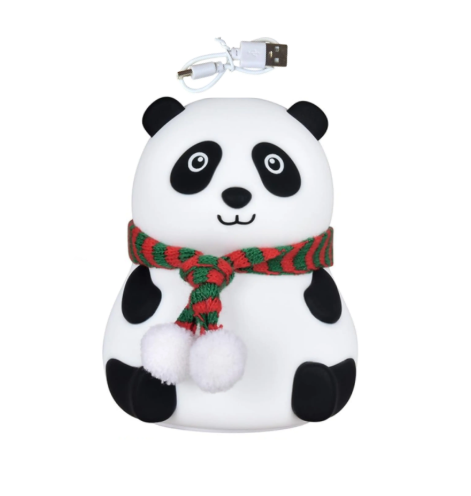 Lámpara de Oso Panda de Silicona Inalámbrica LED Nocturna