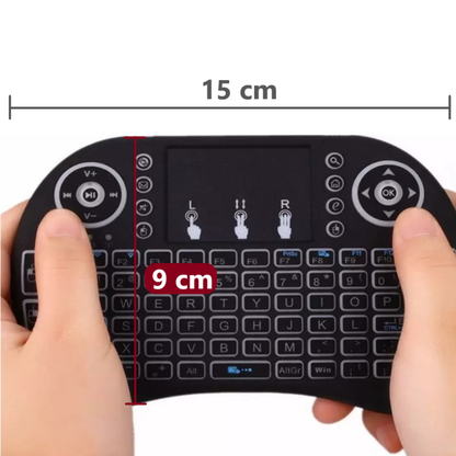 Mini Teclado Hasta 10m Inalámbrico USB Smart Tv- Tv Box- Pc- Laptop