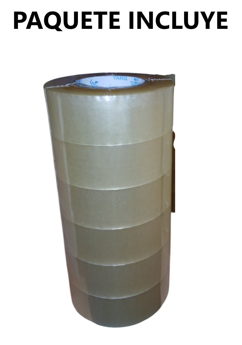 Pack 6 Cintas Embalaje 400yard Transparente