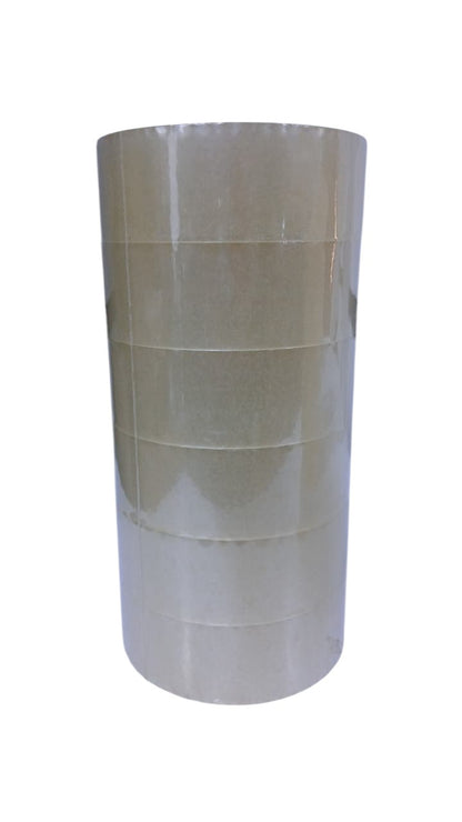 Pack 6 Cintas Embalaje 400yard Transparente