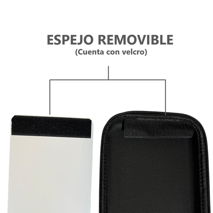 Bolsa de Maquillaje estuche neceser con Espejo con Luz LED