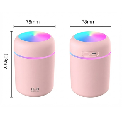 Humificador portátil USB difusor de Aroma con luces led
