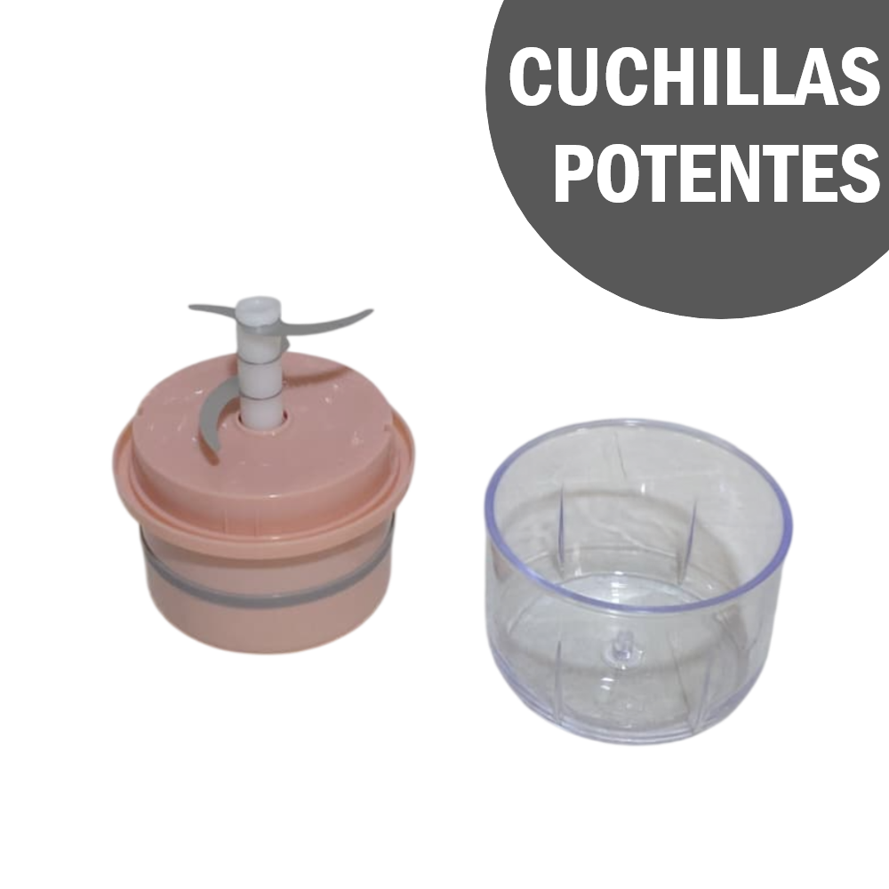 Picadora Eléctrica Mini de Alimentos de un Botón