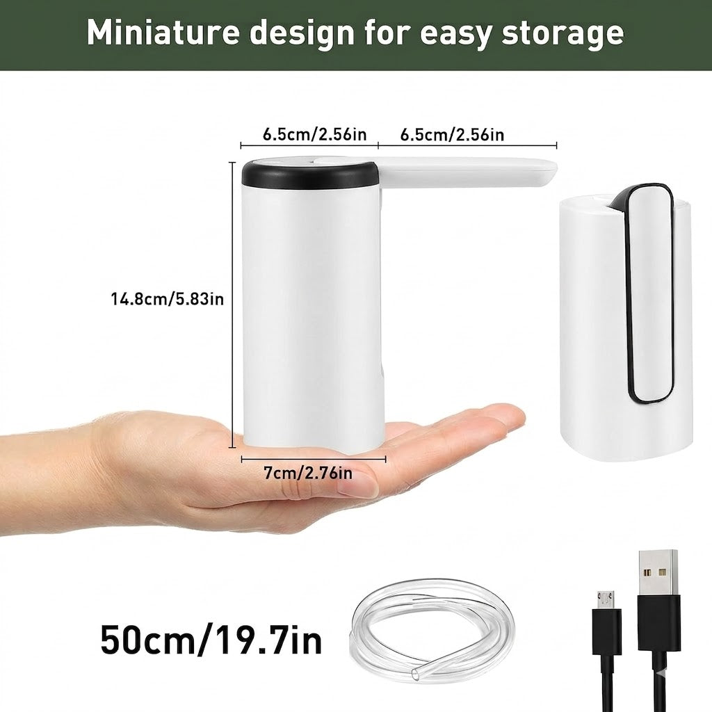 Dispensador De Agua Recargable Usb Bomba De Agua