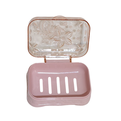 3 Jaboneras con diseño a flores