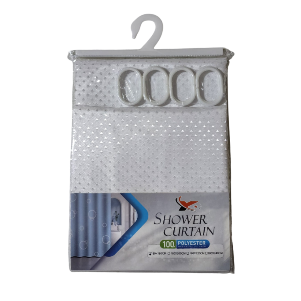 Cortina de baño para ducha 180x180cm