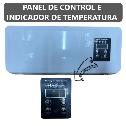 Calefactor Climatizador Eléctrico De Pared 2 En 1 - Frío y Caliente