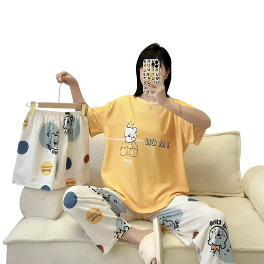 Pijama conjunto pantalon shot diseño kawaii