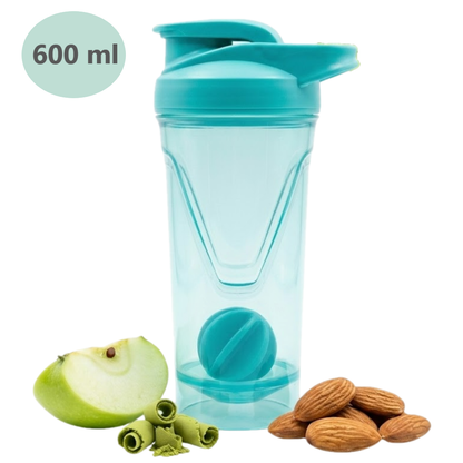 Tomatodo shaker deportivo con bola mezcladora VERDE - 600ML