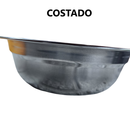 6 TAZONES DE METAL 16.5CM PESADO 72G PEQUEÑO