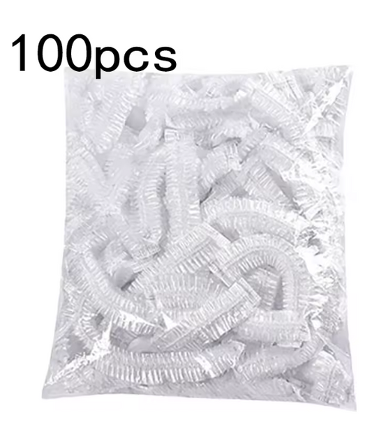100 cobertores de plástico multiuso bolsas cubiertas elásticas