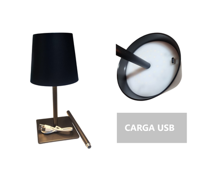 LAMPARA LED DE ESCRITORIO - NEGRO