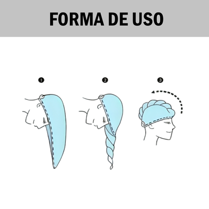 Pack x 2 Toallas microfibra absorbente para cabello