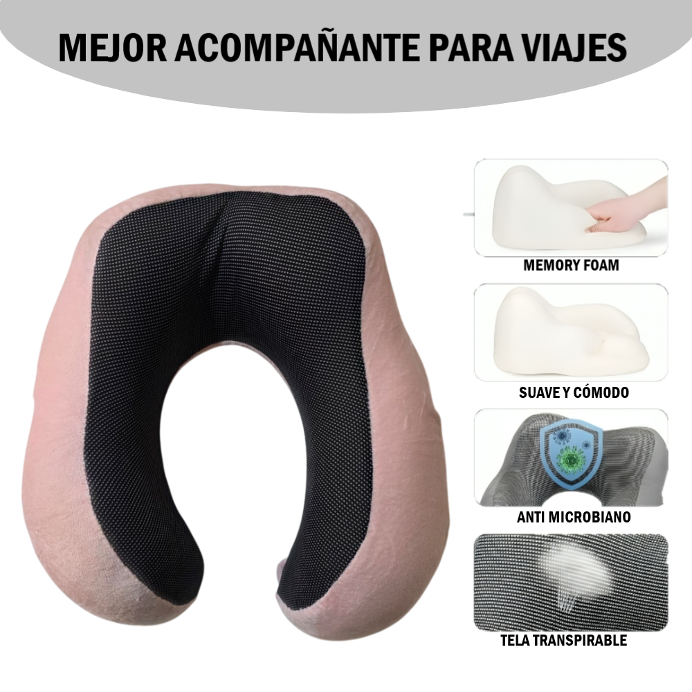 Almohada cojín de viaje para cuello