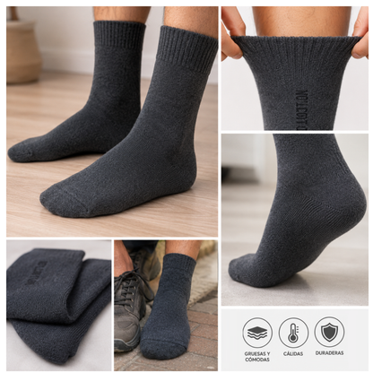 Pack x6 medias calcetines Unisex - Colores aleatorios