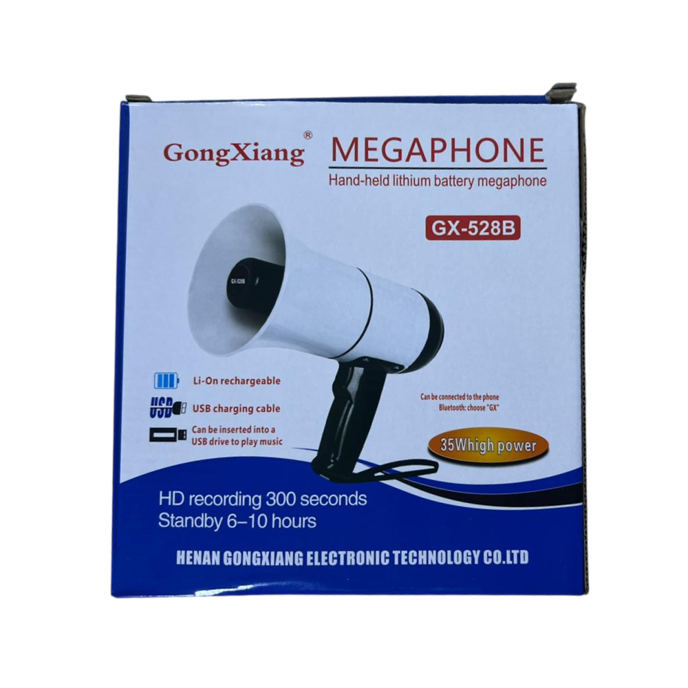 Megáfono batería portátil con grabadora 35 W