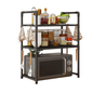 organizador de cocina de 2 niveles - negro