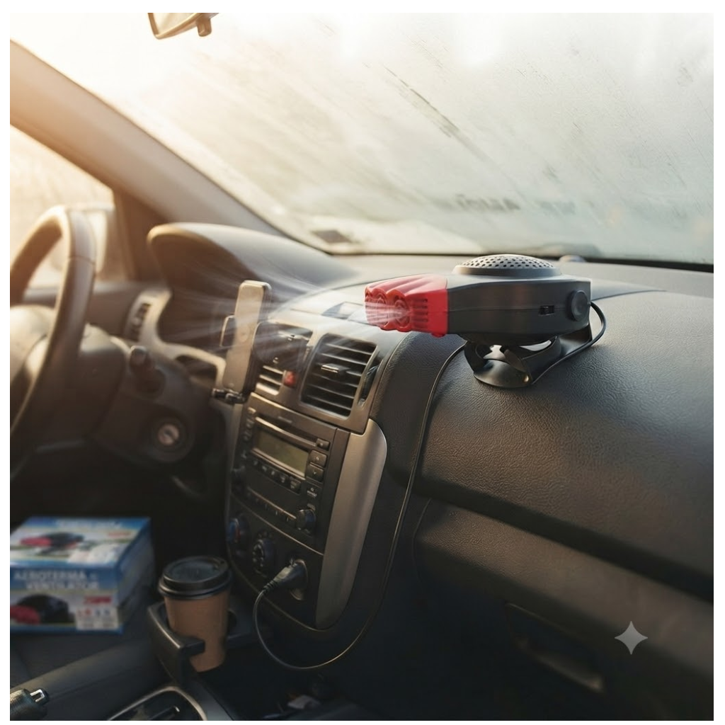 Aeroterma Calefactor Ventilador portátil para coche de 12 V