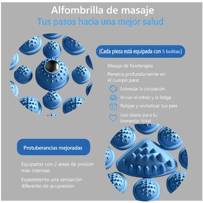 Alfombrilla Tablero de Acupresión para Masaje de Pies