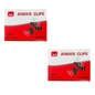 Pack x2 Cajas de Clip para papeles documentos