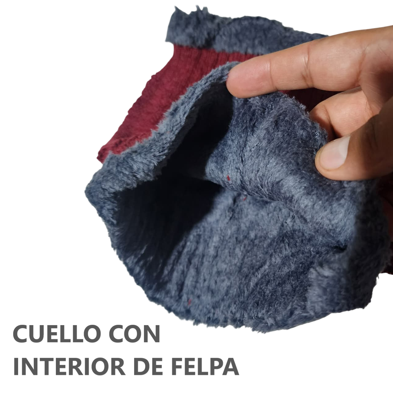 Gorro Chullo con Bufanda de lana y felpa para Invierno Unisex