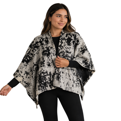 Capa Poncho Pashmina para mujer de invierno Casual / Beige / Talla única