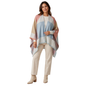Capa Poncho Pashmina para mujer de invierno Casual / Beige / Talla única