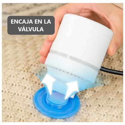 Bomba de vacío eléctrica compresor de aire portátil para bolsas de almacenamiento